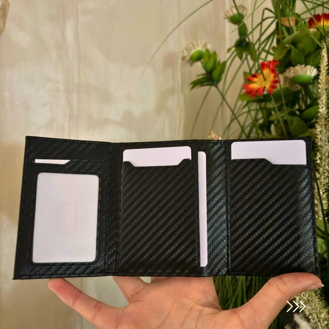 Porte-Carte Premium Carbon Fiber
