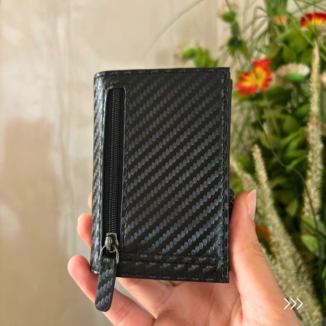 Porte-Carte Premium Carbon Fiber