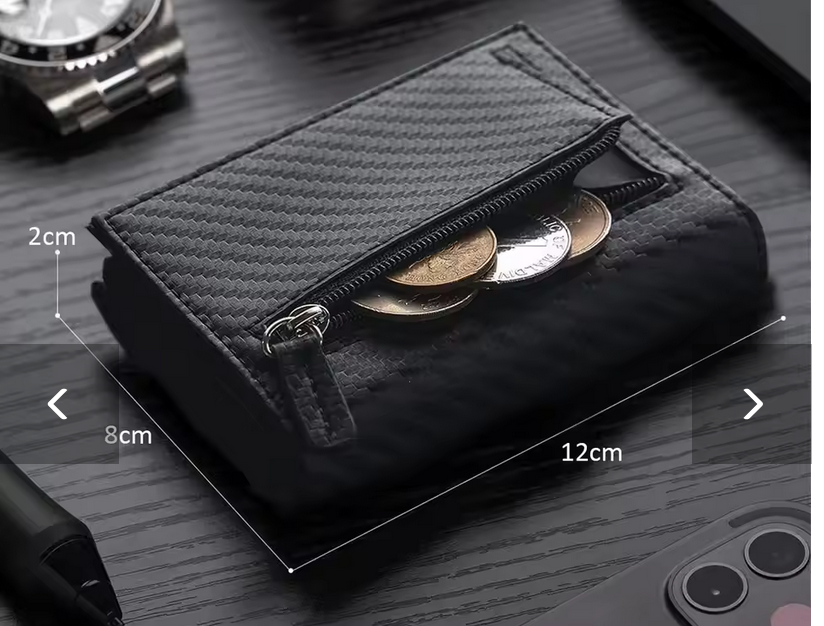 Porte-Carte Premium Carbon Fiber
