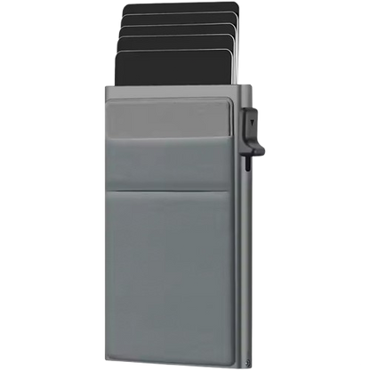 Porte-carte métal ultra-fin